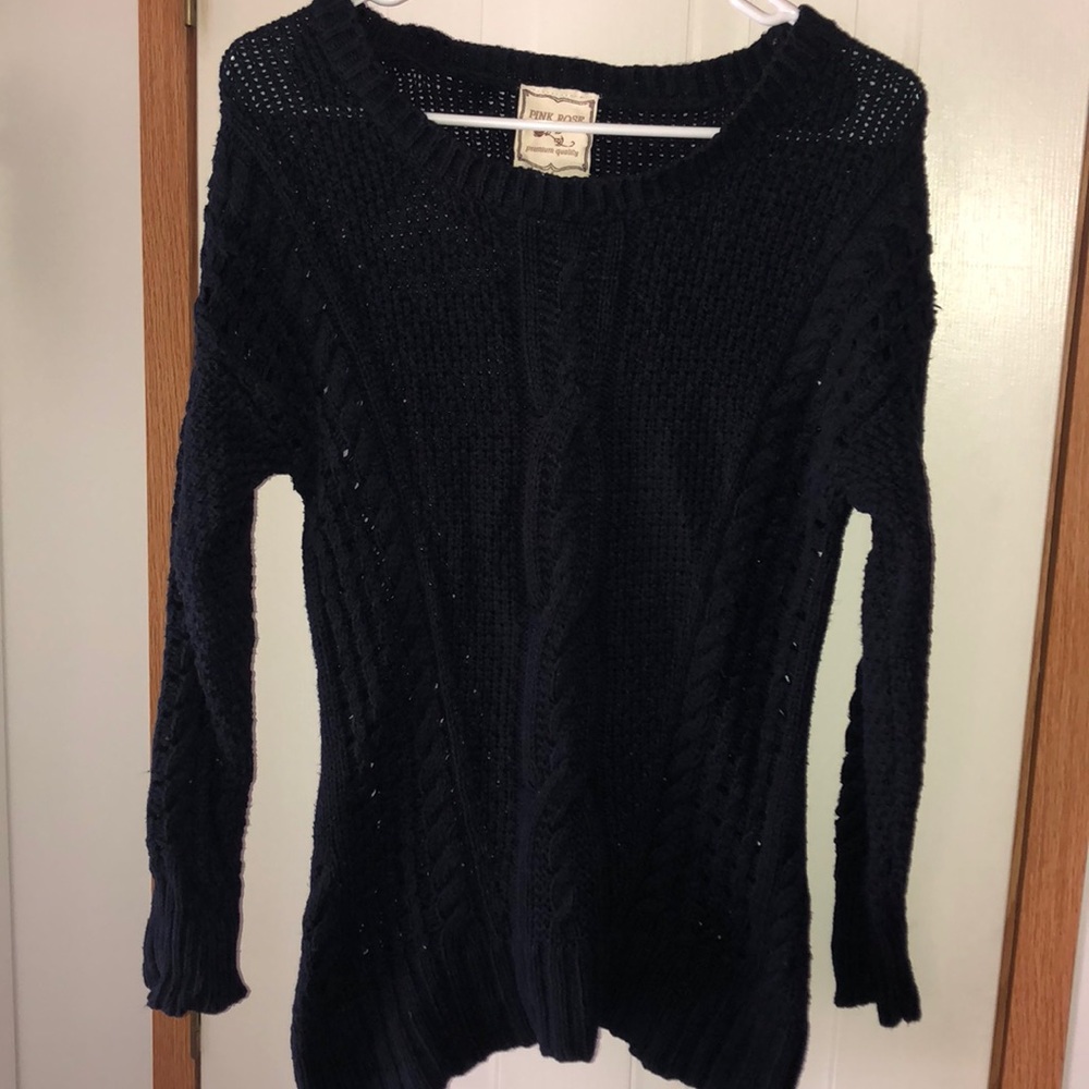 Navy blue sweater